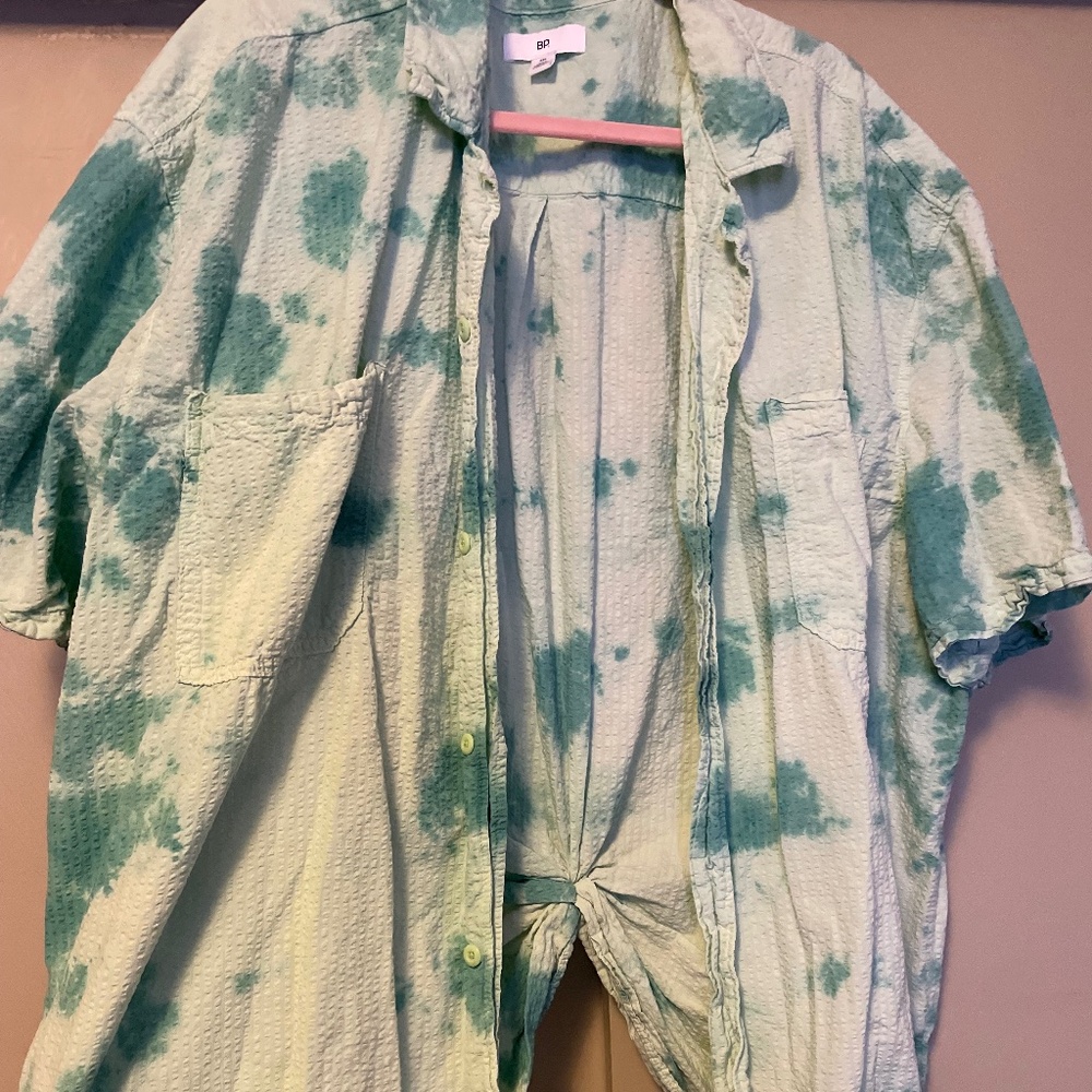 Oversized button up shirt
